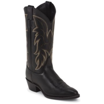 Justin Boots Western Royal Black Cowhide