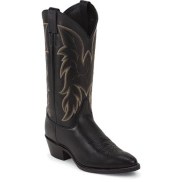Justin Boots Western Royal Black Cowhide - 1419