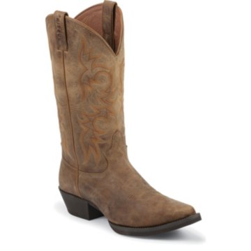 Justin Boots Stampede Tan Puma Cow - 2559