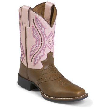 Justin Boots Western Bay  Westerner W/Saddle