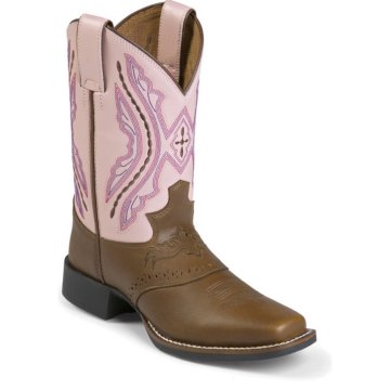 Justin Boots Western Bay  Westerner W/Saddle - 2669Y