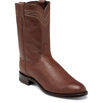 Justin Boots Exotics Antique Brown Smooth Ostrich - 3023