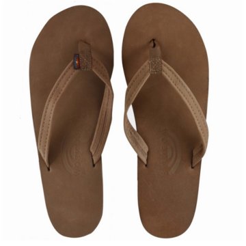 Rainbow Premium Leather Narrow Strap Double Layer - 302ALTSN-DKBR