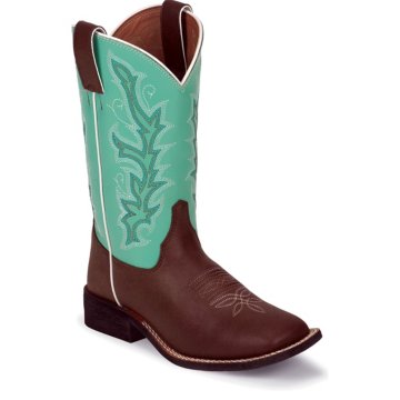 Justin Boots Western Chocolate Burnished - 310JR