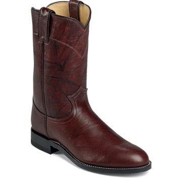 Justin Boots Ropers Dark Brown Marbled Deerlite - 3162-JB