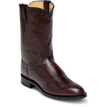 Justin Boots Ropers Black Cherry Corona - 3435
