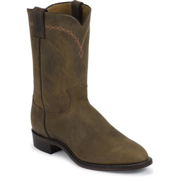 Justin Boots Ropers Bay Apache - 3508