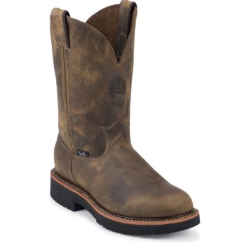 Justin Original Work Rugged Tan Gaucho Steel Toe - 4441