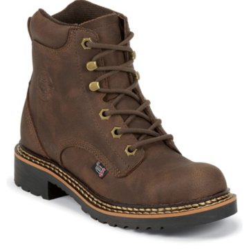 Justin Boots Workboots Rugged Bay Gaucho Cow - 444JR