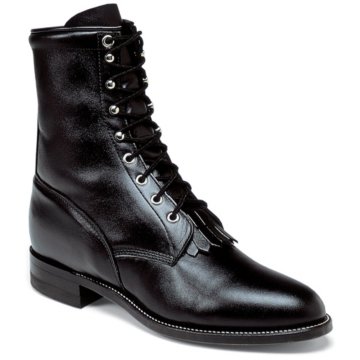 Justin Boots Ropers Black Kiddie