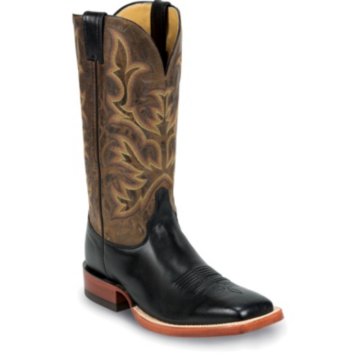 Justin Boots Justin AQHA Black Shadow Kidskin - 7507