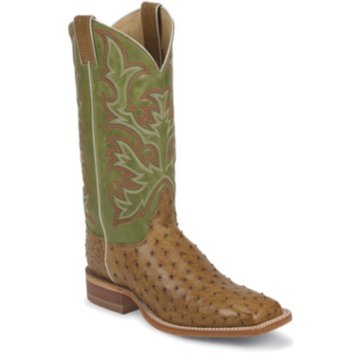 Justin Boots Justin AQHA Antique Saddle Vintage Full Quill Ost - 8574
