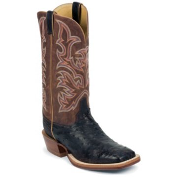 Justin Boots Justin AQHA Nicotine Full Quill Ostrich