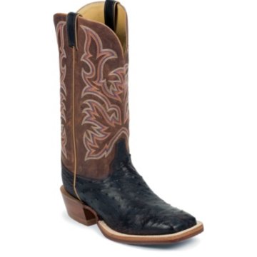 Justin Boots Justin AQHA Nicotine Full Quill Ostrich - 8578