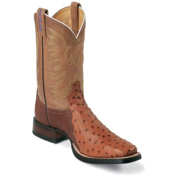 Tony Lama Peanut Brittle Full Quill Ostrich