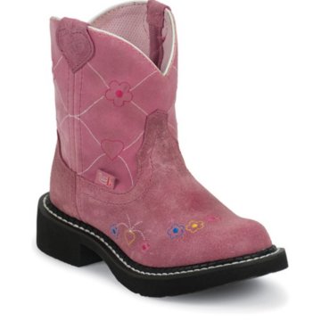 Justin Boots Justin Gypsy Pretty Pink Burnish Suede - 9202JR