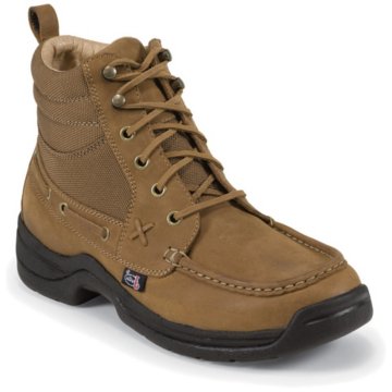 Justin Boots Casuals Rodeo Cloth/Latigo Leather Chukka