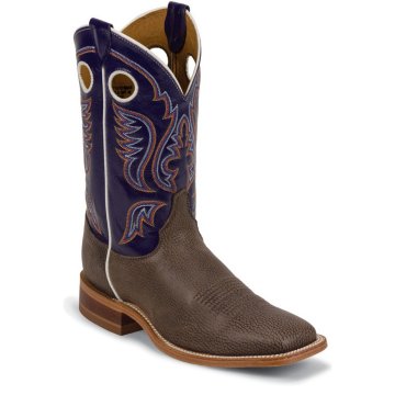 Justin Boots Bent Rail&trade; Chocolate Bisonte Cow - BR312
