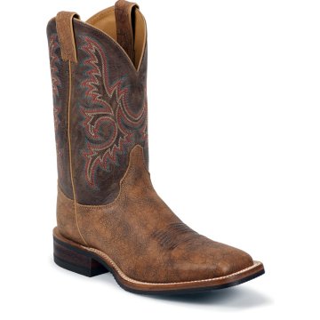 Justin Boots Bent Rail Old Map - BR372
