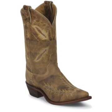 Justin Boots Bent Rail Distressed Tan Puma - BRL107