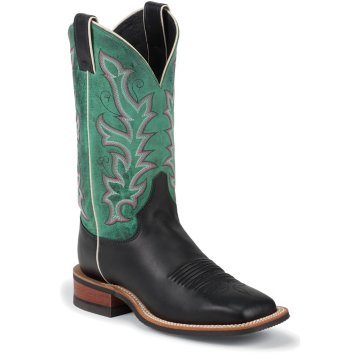 Justin Boots Bent Rail Black Soft Calf - BRL331