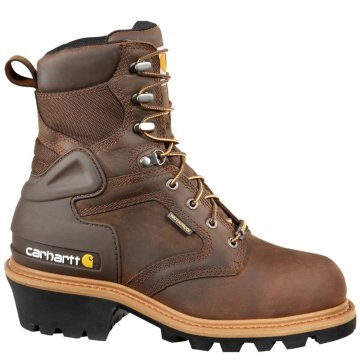 Carhartt 8" Waterproof Insulated Logger Soft Toe - CML8129