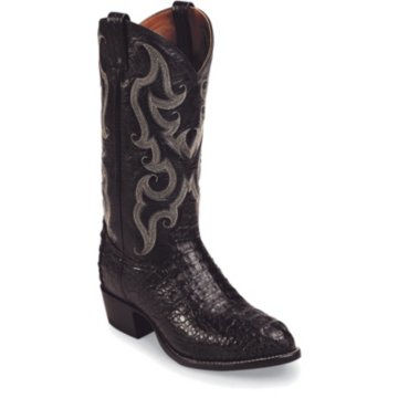 Tony Lama Black Royal Hrbk Caiman - CZ1008