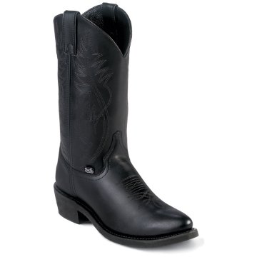 Justin Boots Farm &amp; Ranch Black Cow