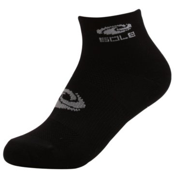 Sole Dual-Layer Ankle 3 Pair Pack - KDA-BLK