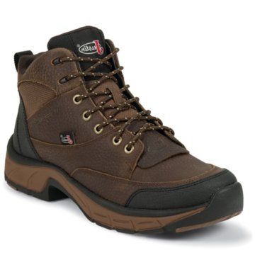 Justin Boots Stampede Pebbled Copper Kettle Waterproof - L0929