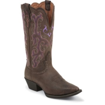 Justin Boots Stampede&trade; Chocolate Puma Cow - L2562