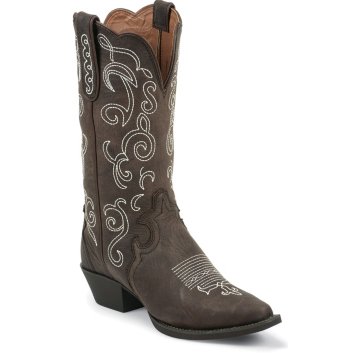 Justin Boots Stampede Chocolate Puma Cow - L2702