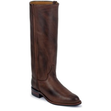 Justin Boots Ropers Chocolate Deertan - L3851