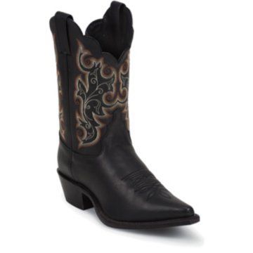 Justin Boots Western Royal Black Cowhide - L4923