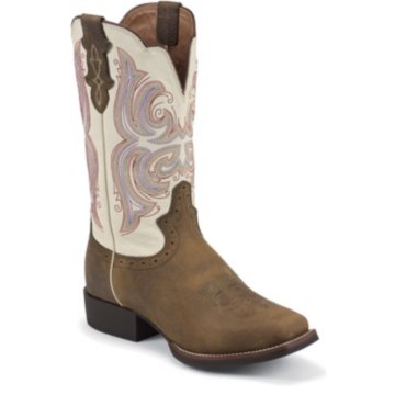 Justin Boots Stampede Buckskin Rawhide - L7200