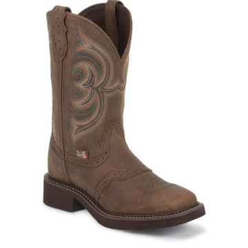 Justin Boots Justin Gypsy&reg; Aged Bark W/Perfed Saddle - L9984