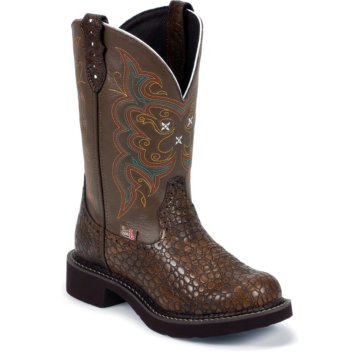 Justin Boots Justin Gypsy&reg; Brown Pearl Print Cowhide - L9994