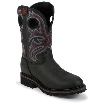 Tony Lama Black Grizzly