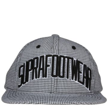 Supra Gingham Snap Cap - S61071-BLK