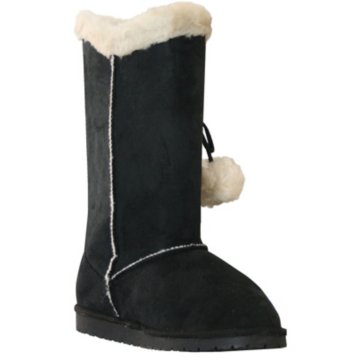 Dawgs Sheepdawgs 13" Side Tie Microfiber Womens - SDSIDETIE13W-BLK