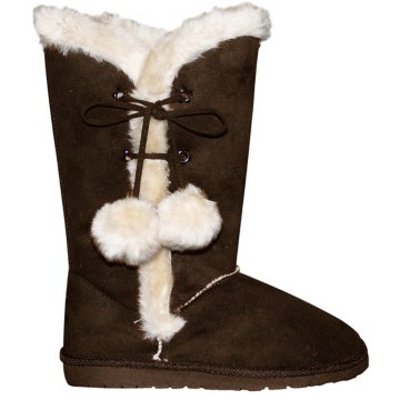 Dawgs Sheepdawgs 13" Side Tie Microfiber Womens - SDSIDETIE13W-CHOC
