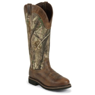Justin Original Work Rugged Tan Stampede Waterproof
