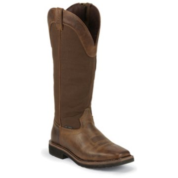 Justin Original Work Rugged Tan Composition Toe Stampede