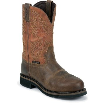 Justin Original Work Rugged Tan Composition Toe 11" - WK4815