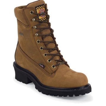 Justin Original Work Earth Bridle Gore-Tex&aring;&uml; Steel Toe Logger - WK612