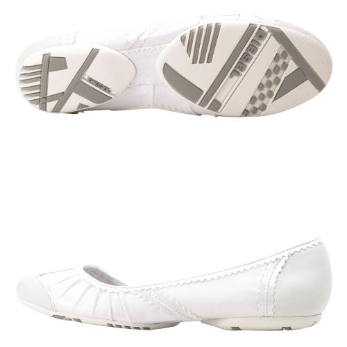 N.Y.L.A. Shoes Diesel Beat - White : Women's Diesel Slip-On Shoes N.Y.L.A. Shoes Diesel Beat - White : Women's Diesel Slip-On Shoes