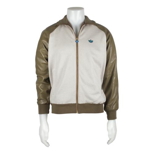 adidas Freizeit Leather Track Top Tan