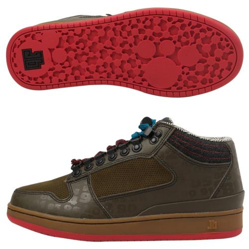 JB Classics Getlo Mid Wonder Years Swamped Olive Green