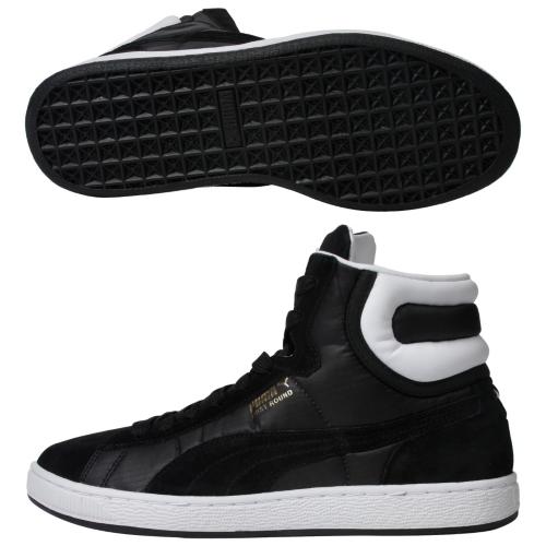 Puma First Round – Black : Unisex Puma Athletic Inspired Shoes Puma First Round – Black : Unisex Puma Athletic Inspired Shoes