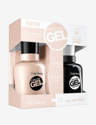 UPC 074170425956 product image for Sally Hansen Miracle Gel Nail Color Duo - Birthday Suit -  - Sally Hansen | upcitemdb.com